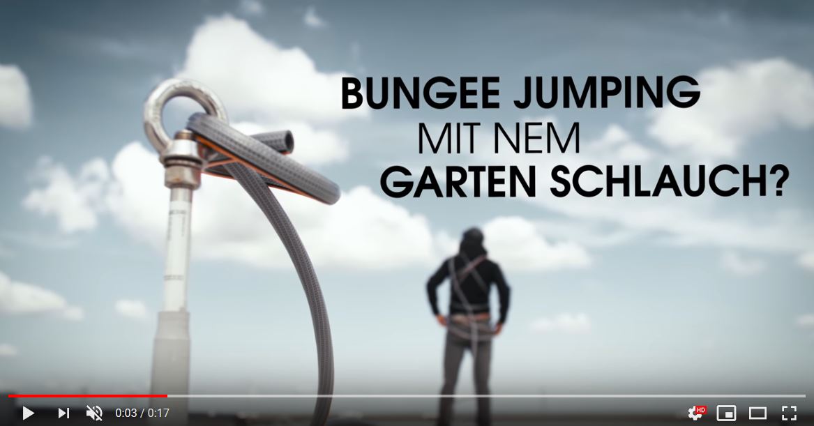 Wie macht man eigentlich einen Werbefilm für einen Gartenschlauch?